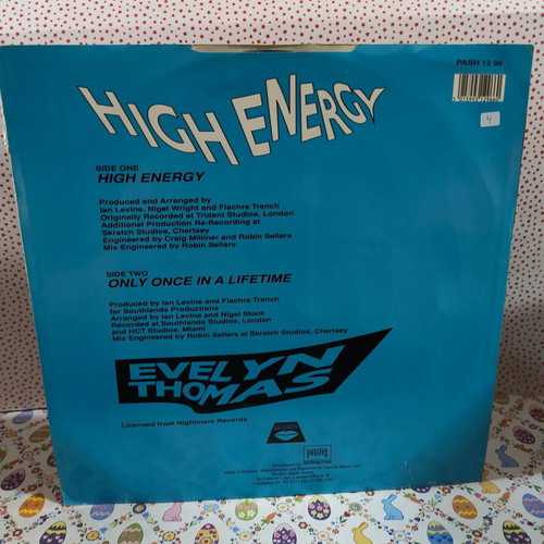 Evelyn Thomas High-Energy vinyl record used, electronic