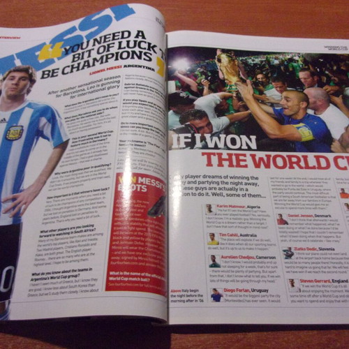 Four Four Two July 2010 like new