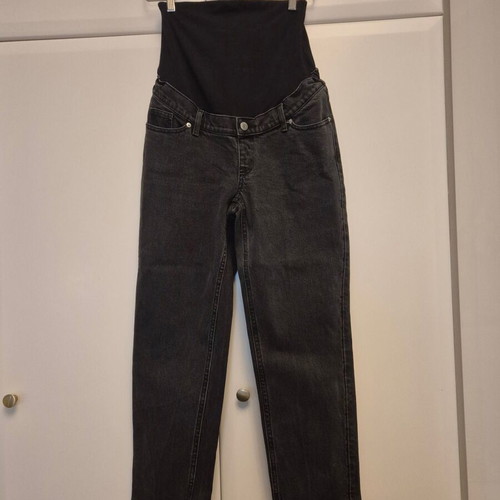 H&M maternity jeans black like new, size S