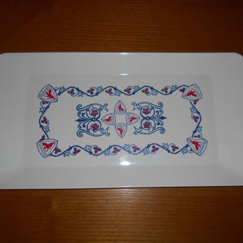 Old PetroGaz promotional serving trays used, set of 2