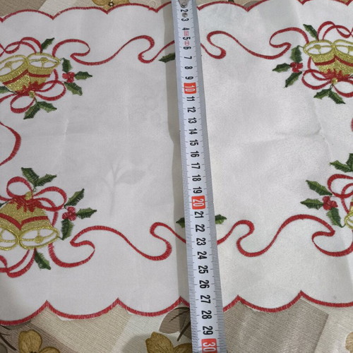 Set of 2 Christmas table linens new
