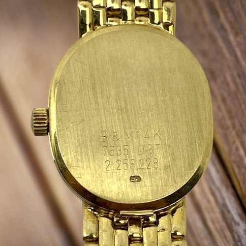 Baume Mercier ρολόι κοσμήμα ολόχρυσο 14 καράτια σαν καινούργιο με μπριγιάν