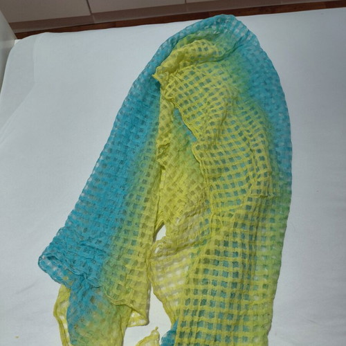 Pareo or scarf with pouch case, like new, multicolor