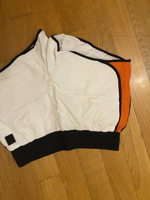 DKNY shorts size S, like new, white and orange
