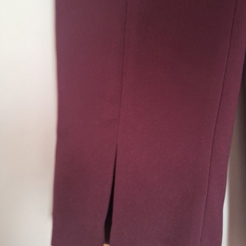 Straight pants bordeaux Monochrome like new, size XS