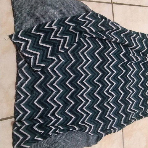 Numph knitted long dress like new, black and green