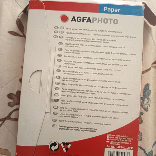 Photo paper for photos, pack of 2