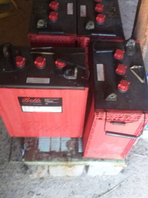 Rolls S-550 6V Deep Cycle Batteries used, set of 4