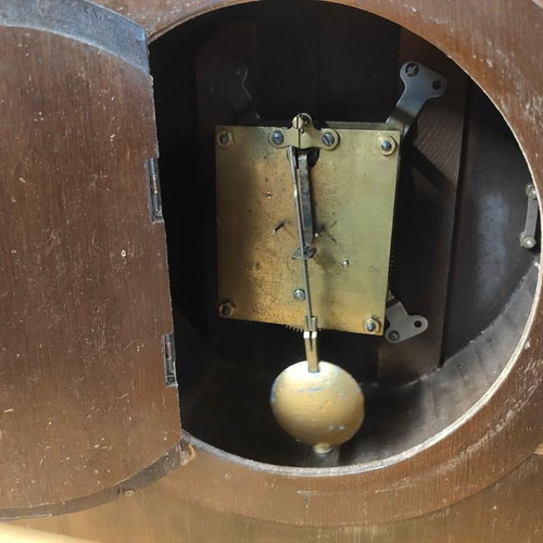 Vintage tabletop pendulum clock from Brazil used, 1950s