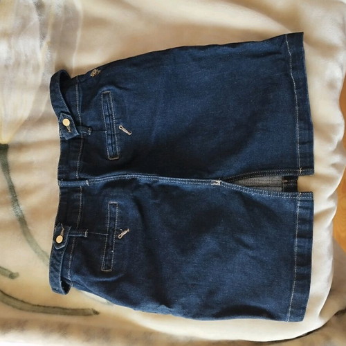 Denim skirt U.S. Polo Assn. like new, short with gold details