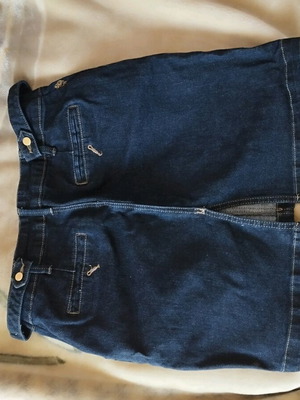 Denim skirt U.S. Polo Assn. like new, short with gold details