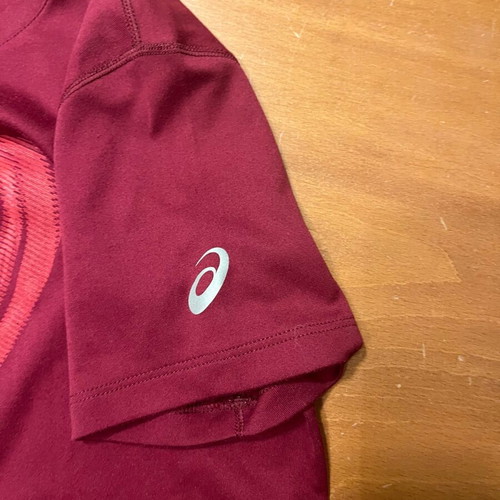 Asics sports shirt new, red, size XS