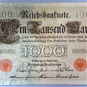 Germany Banknote 1000 Mark 1910