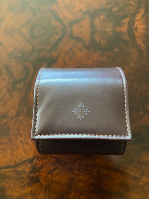 Θήκη ταξιδίου για ρολόι Patek Philippe καφέ δερμάτινη καινούργια