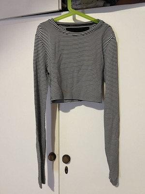 Cropped top Marc Jacobs like new, size small, black and white