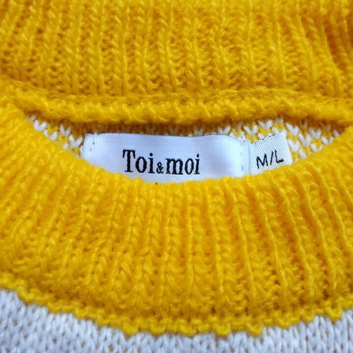 Toi&Moi pullover like new, knitted, size M/L