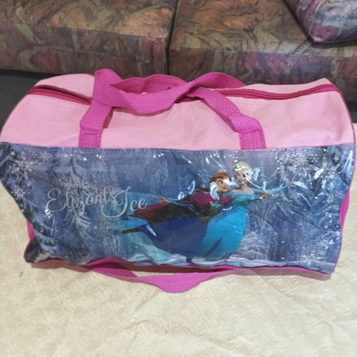 Παιδική τσάντα σακίδιο Disney Elsa και Anna σαν καινούργιο, ροζ