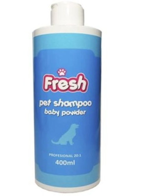 Fresh Pet Care Baby Powder Profesional Dog Shampoo 400ml new
