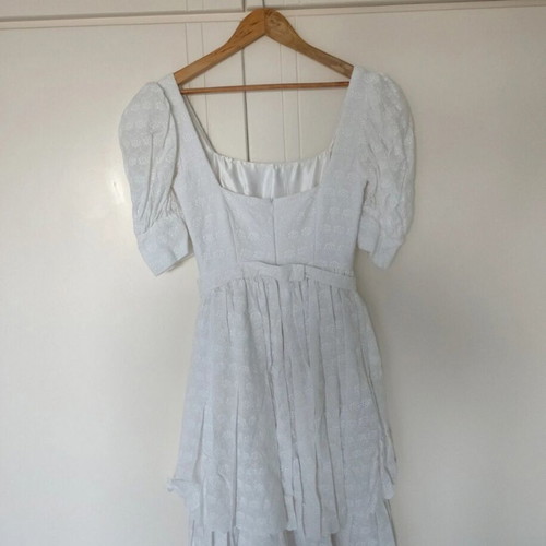 Wedding dress white handmade, like new, size S