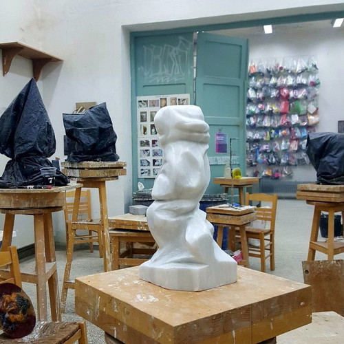 Modern bust marble new, Sebastjano Dobrozi