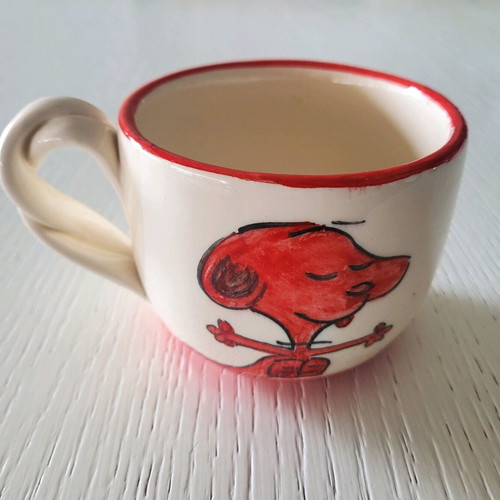 Handmade ceramic mug from Kythnos new