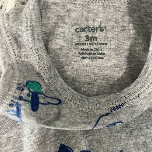 Carter’s sleeveless bodysuits used, 0-3 months, pack of 5