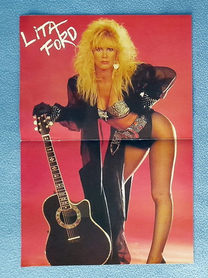 Αφίσα Lita Ford μεταχειρισμένη