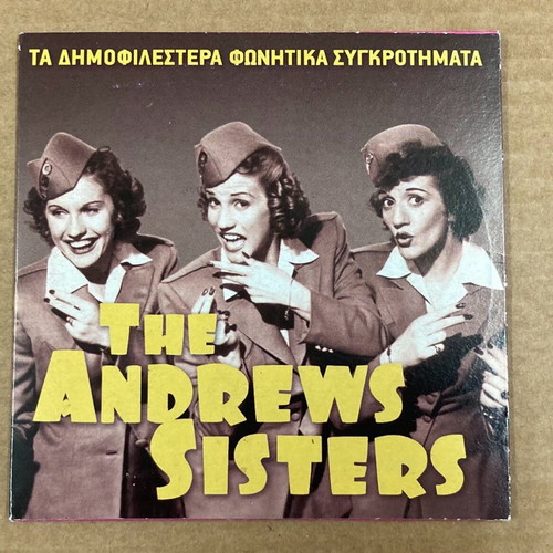The Andrews Sisters CD In good condition Price 4.50 Euros