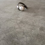 Handmade silver ring used