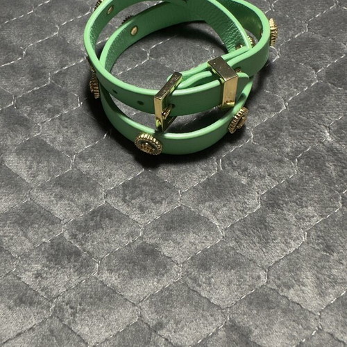 Juicy Couture bracelet new leather green