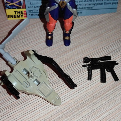 G.I.JOE Annihilator (v1) 1989 action figure used, complete with accessories