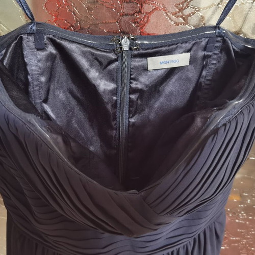 Montego dark blue dress like new, size S
