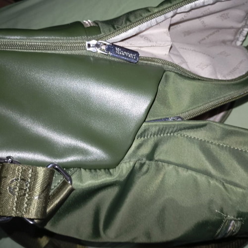 Coveri backpack green like new with laptop compartments