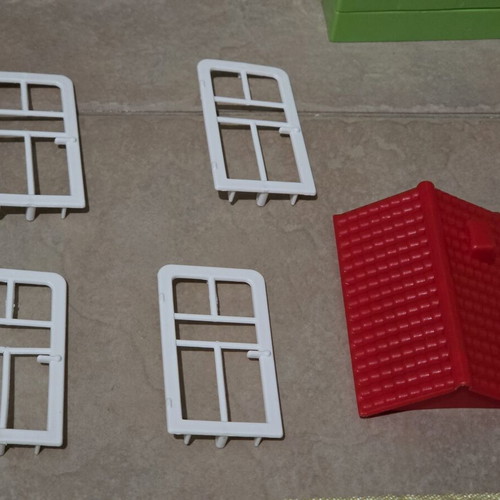Building Blocks Set for Toddlers like new with Roofs and Windows