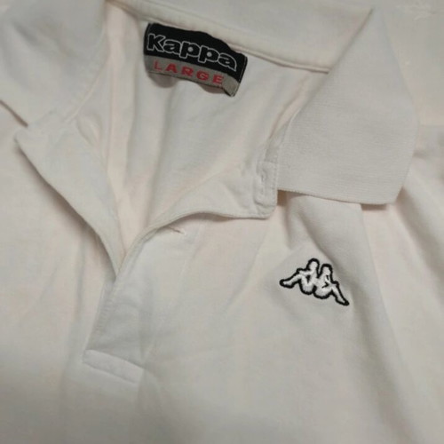 Kappa Tee used, size large, black and white