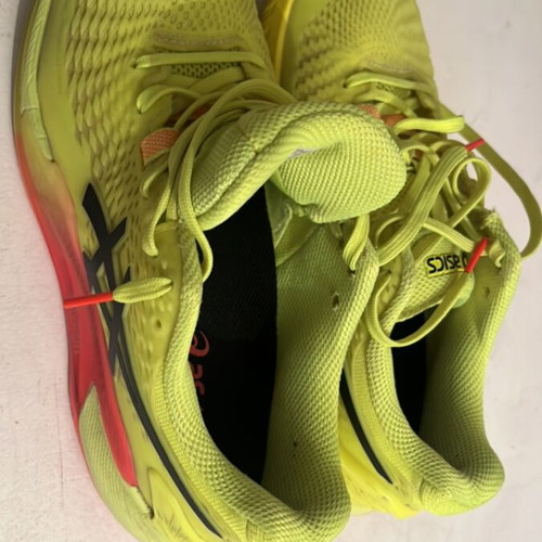Asics running shoes size 39 used, yellow