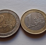 Σφάλματα 2 και 1 Ευρώ 2001 Γαλλίας μεταχειρισμένα