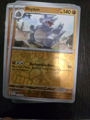 Rhydon Pokemon card new