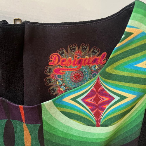 Desigual women's dress like new, colorful