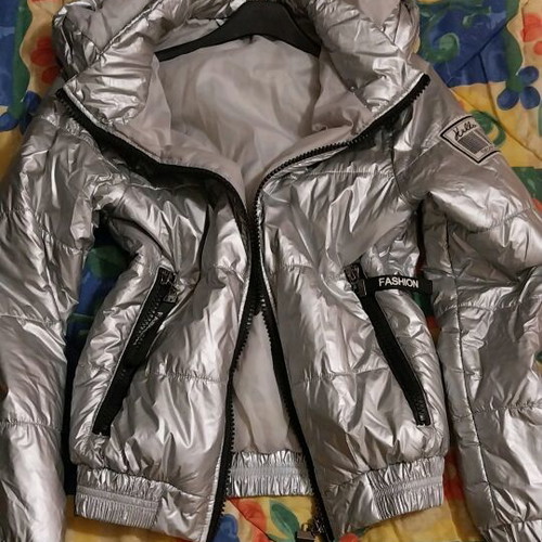 Silver bomber jacket used