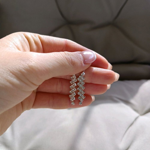 Earrings new silver