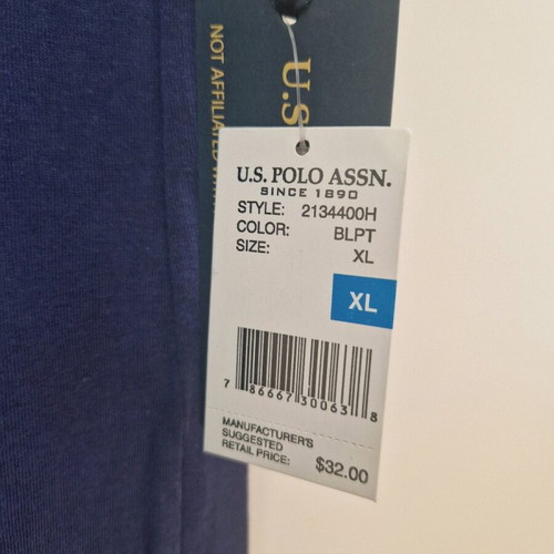 US POLO ASSN. women's short-sleeve T-shirt XL new, blue