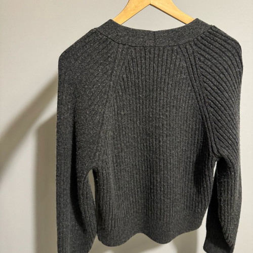 H&M cardigan thick knitted grey like new