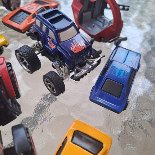 Set of 12 miniature vehicles
