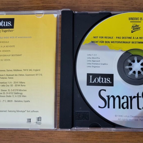Lotus Smart Suite 97 CD like new