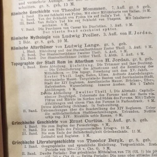 Book from 1886 with Cicero's works in German, hardcover