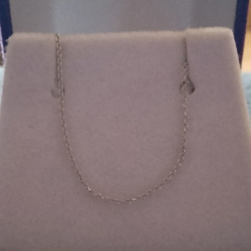 9 Carat White Gold Chain