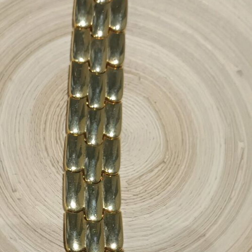 Vintage 90s Split Bracelet Stainless Steel like new