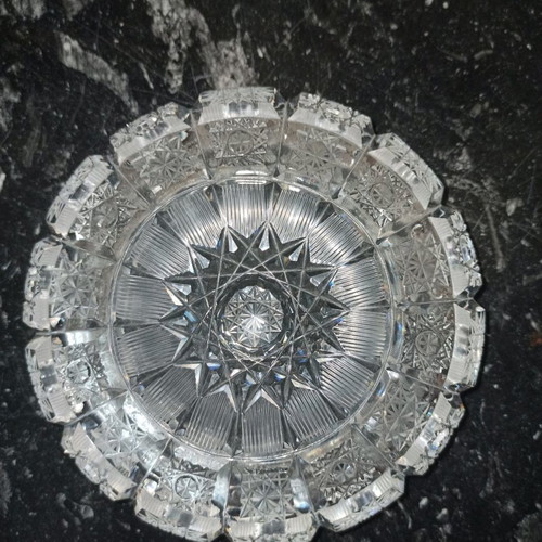 Crystal ashtray Taigé Czech Republic like new