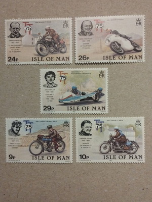 Ξένα γραμματόσημα καινούργια, πλήρης σειρά 5 ασφράγιστων (Νήσος Μάν 1982)